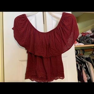 Off the shoulder top
